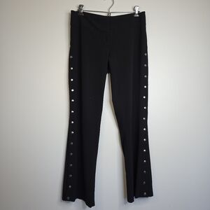 Y2k Cache low rise studded flare dress pants sz 8